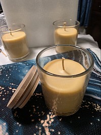 Natural Beeswax candles